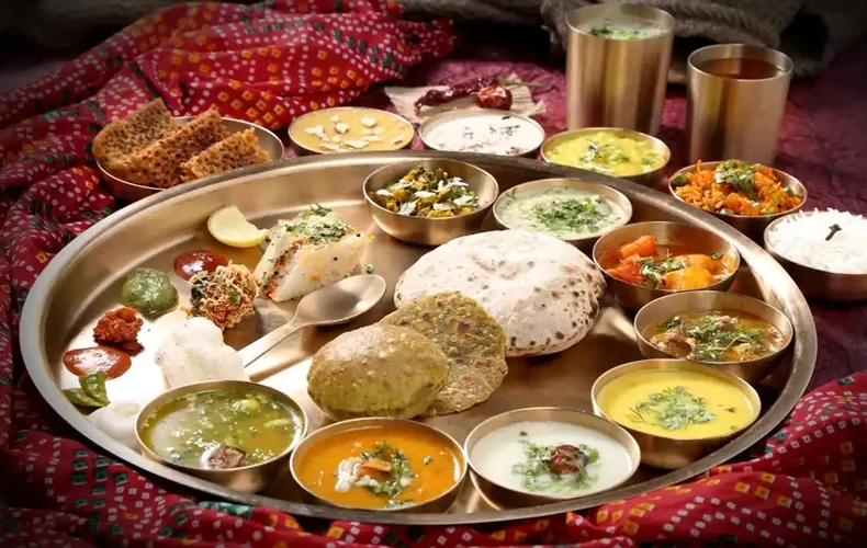 Maharaja Bhog: Rajasthani and Gujarati Thalis
