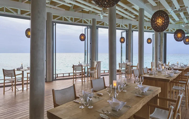 Tandoor Mahal is in Kuramathi Island Resort.