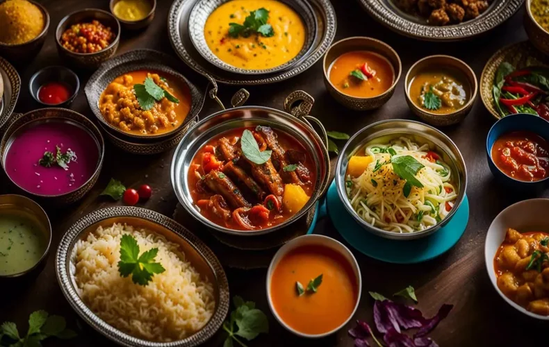 Generous portions at Andhra Dining (Ginza)